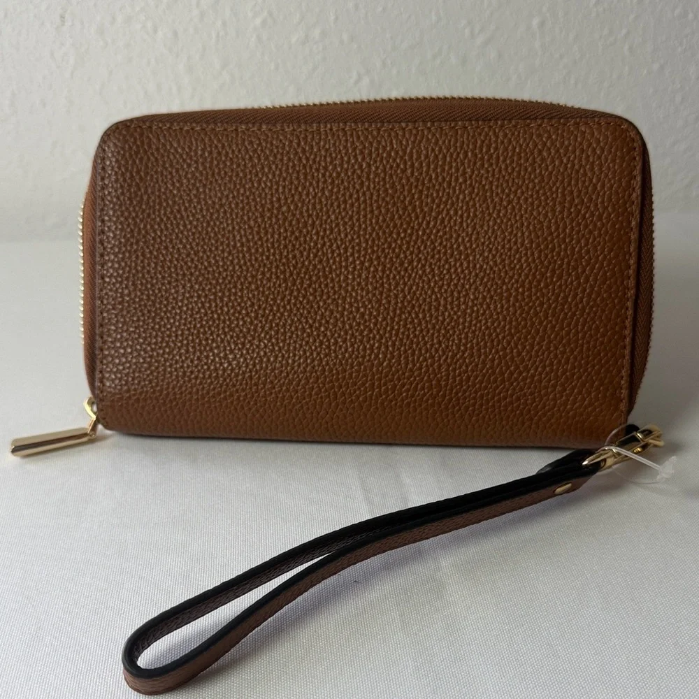 Michael Kors Tan Leather Wristlet - Picture 3 of 4
